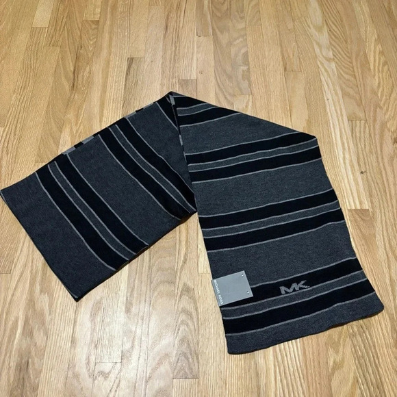 Michael Kors Accessories - Michael Kors | NWT Black &  Grey Scarf